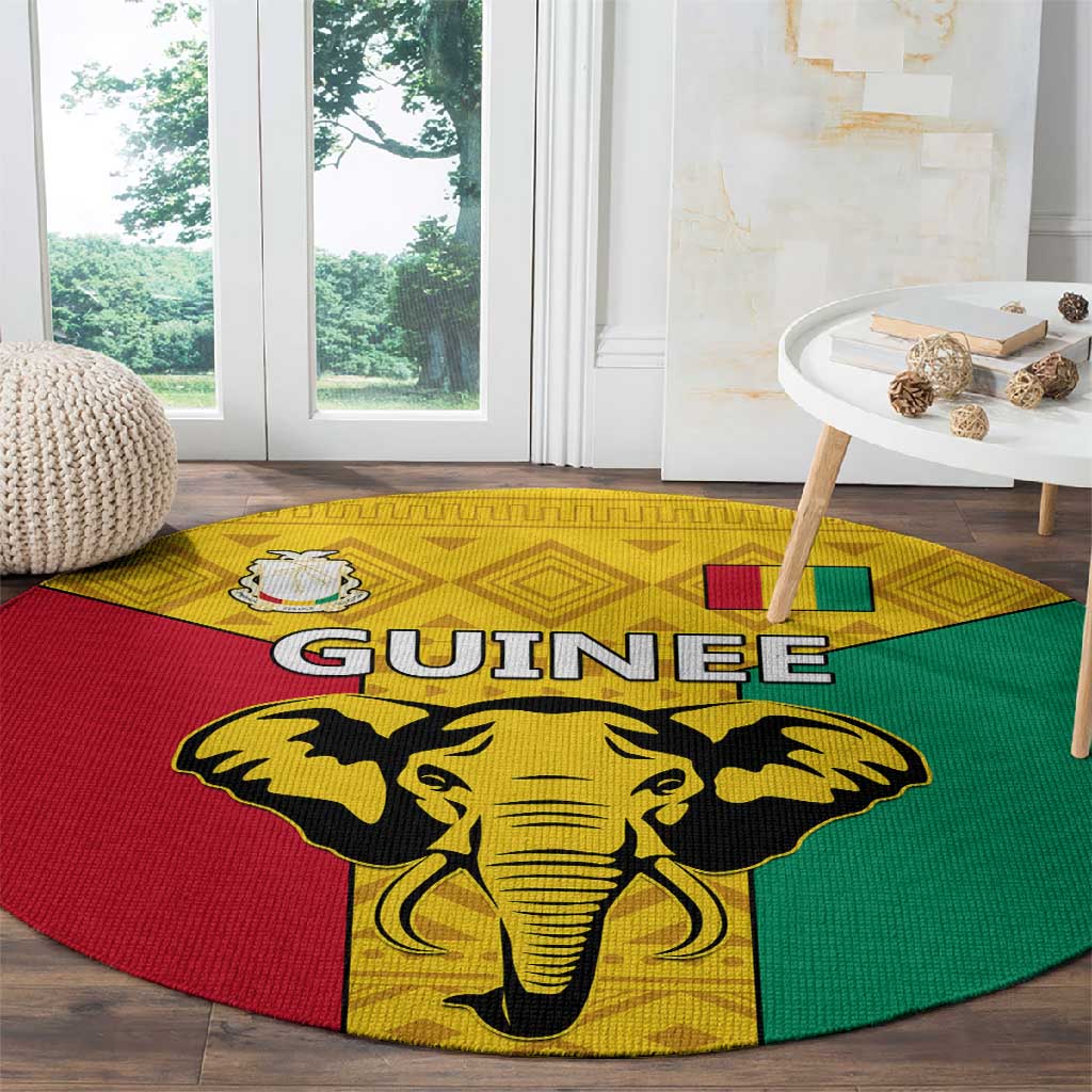Guinea Football Round Carpet Come On Syli National LT01