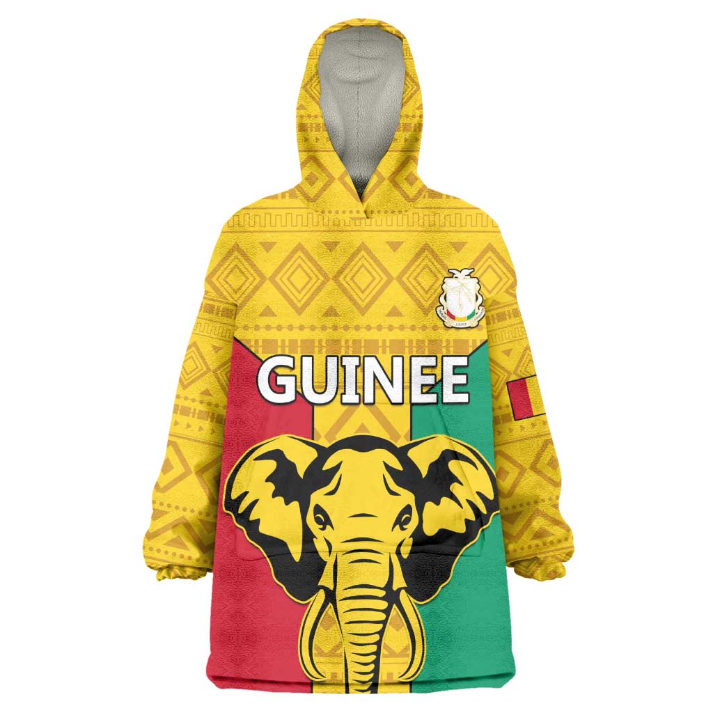 Guinea Football Wearable Blanket Hoodie Come On Syli National LT01