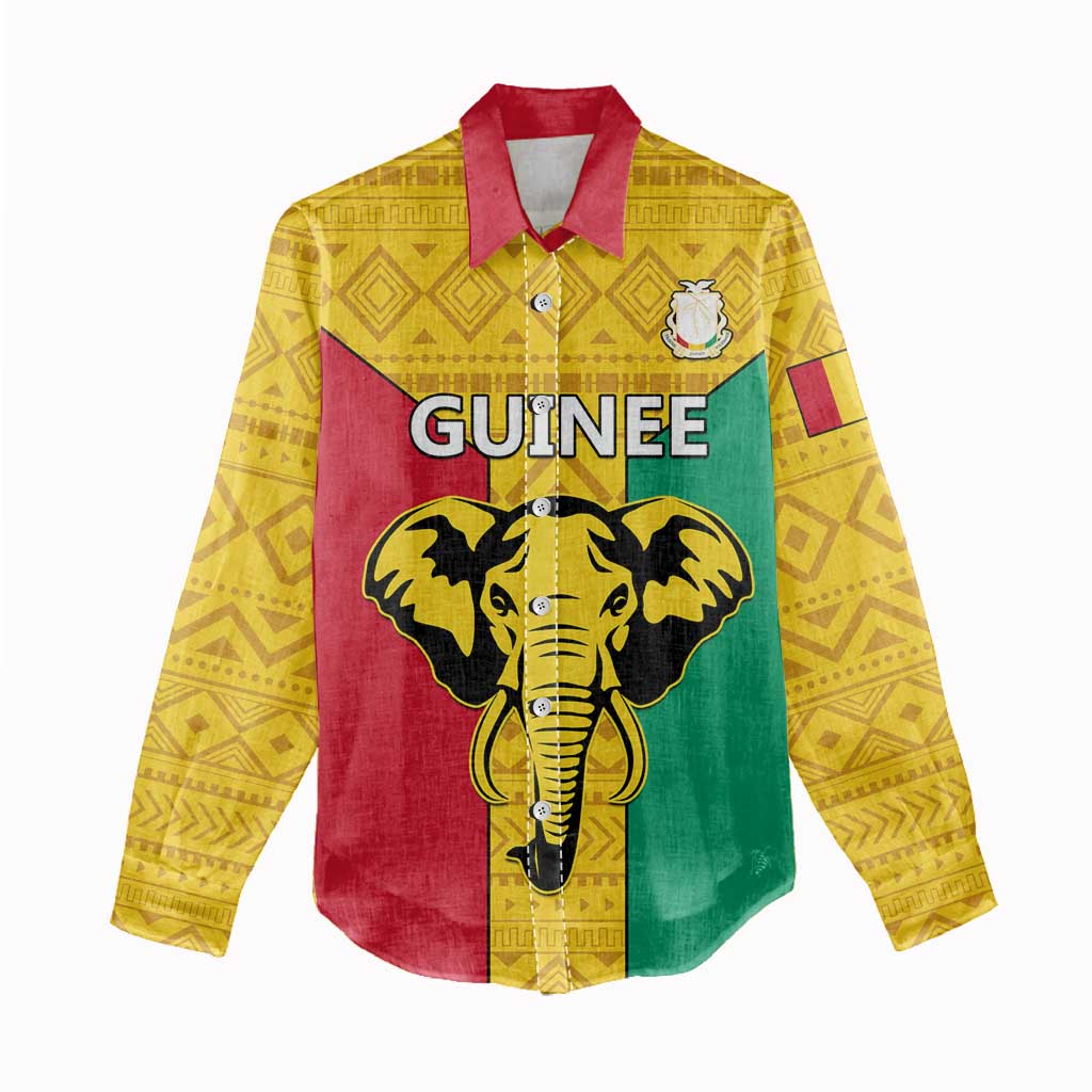 Guinea Football Women Casual Shirt Come On Syli National LT01