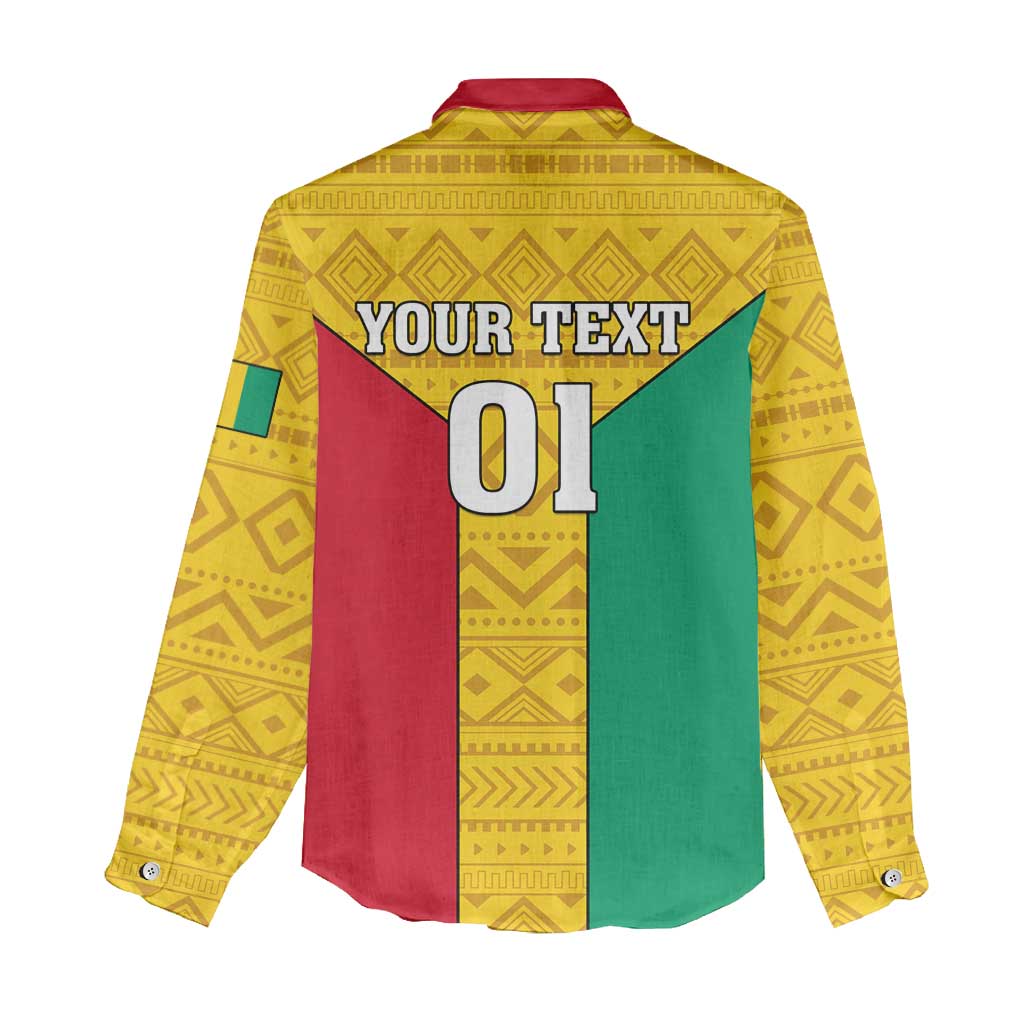 Guinea Football Women Casual Shirt Come On Syli National LT01