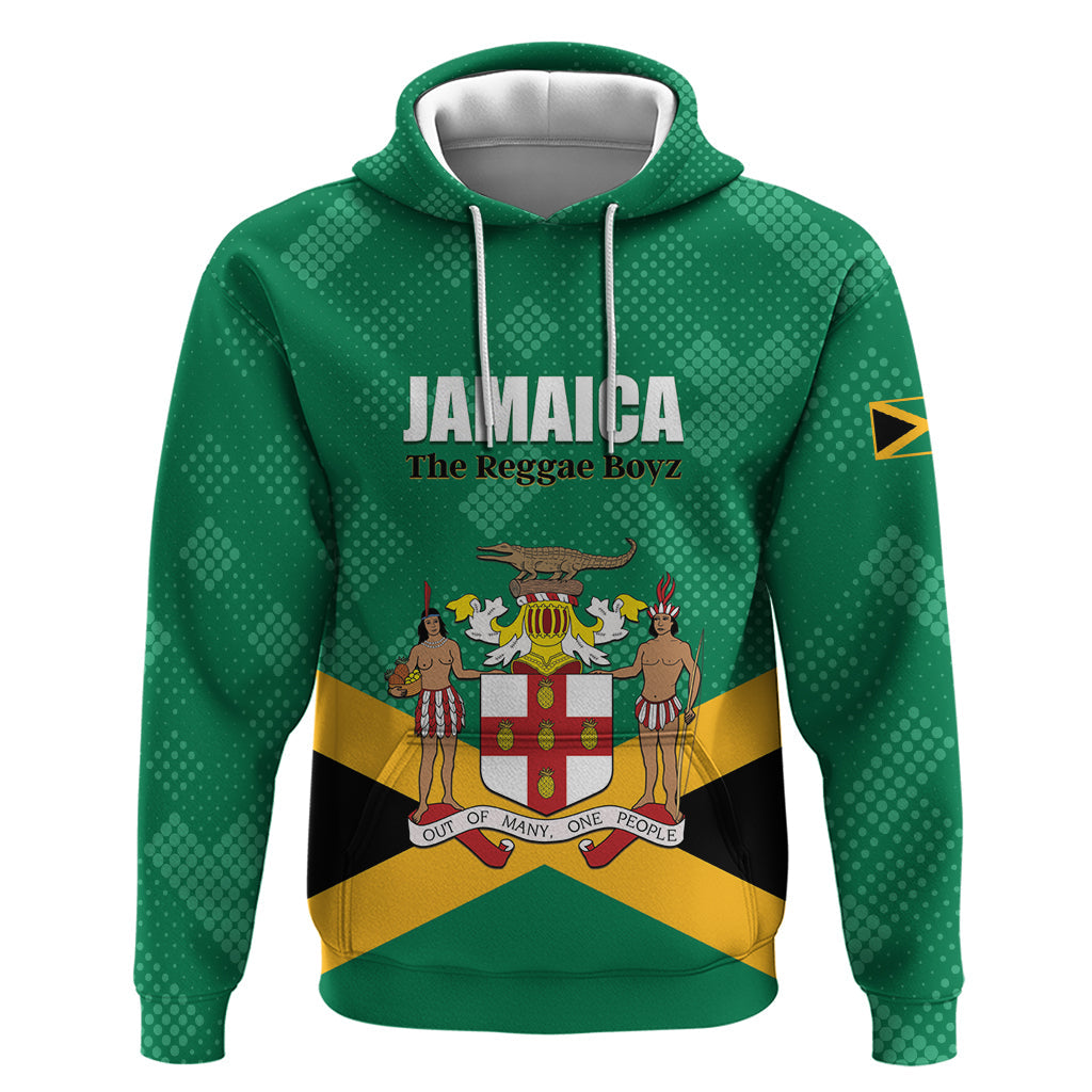Personalized Jamaica 2024 Hoodie Jumieka Reggae Boyz LT01