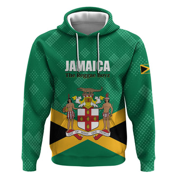 Personalized Jamaica 2024 Hoodie Jumieka Reggae Boyz LT01