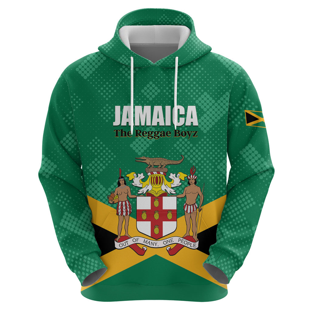 Personalized Jamaica 2024 Hoodie Jumieka Reggae Boyz LT01