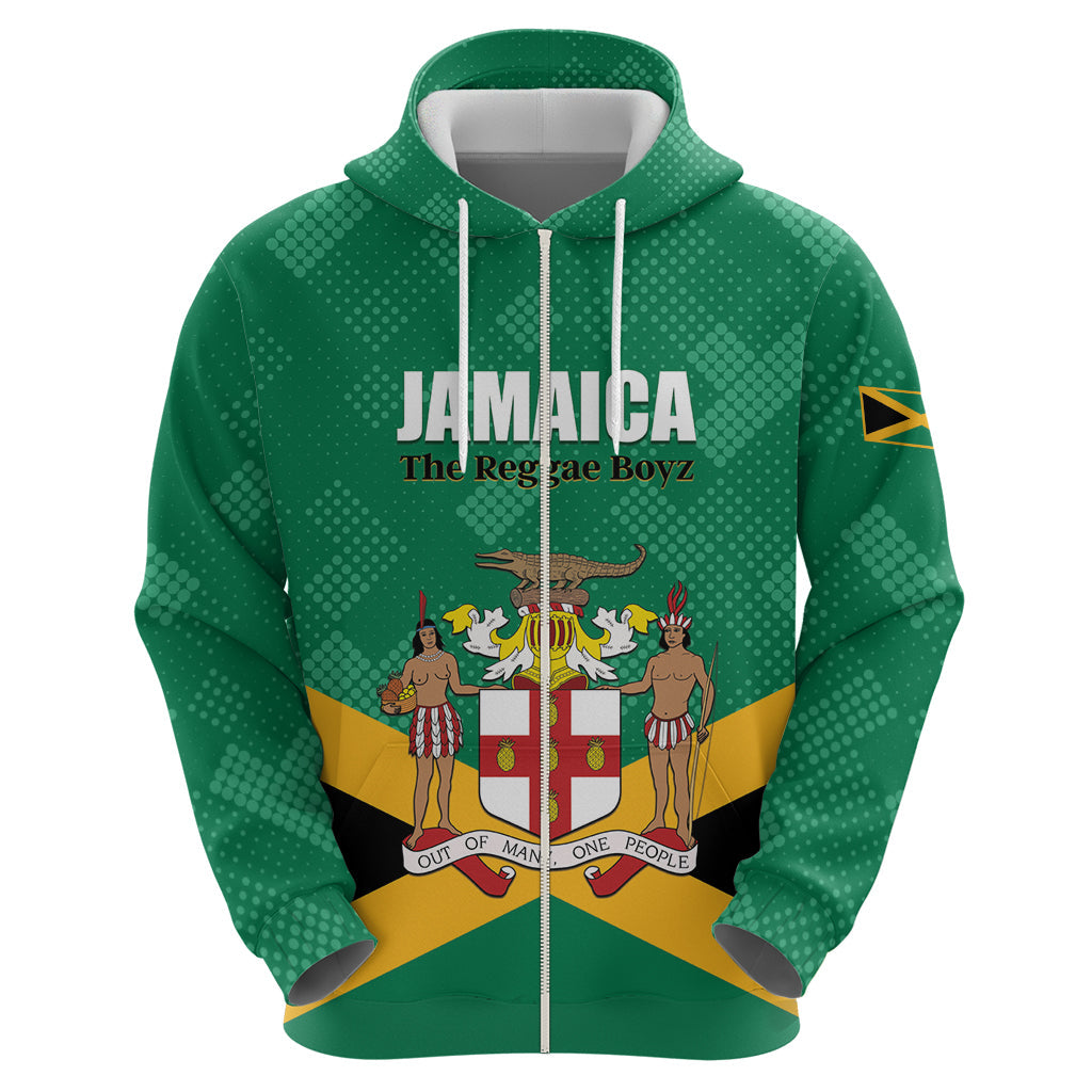 Personalized Jamaica 2024 Hoodie Jumieka Reggae Boyz LT01