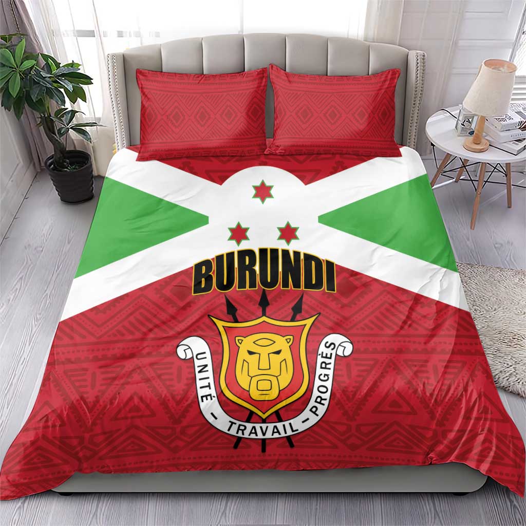 Burundi Bedding Set Coat Of Arms African Pattern LT01