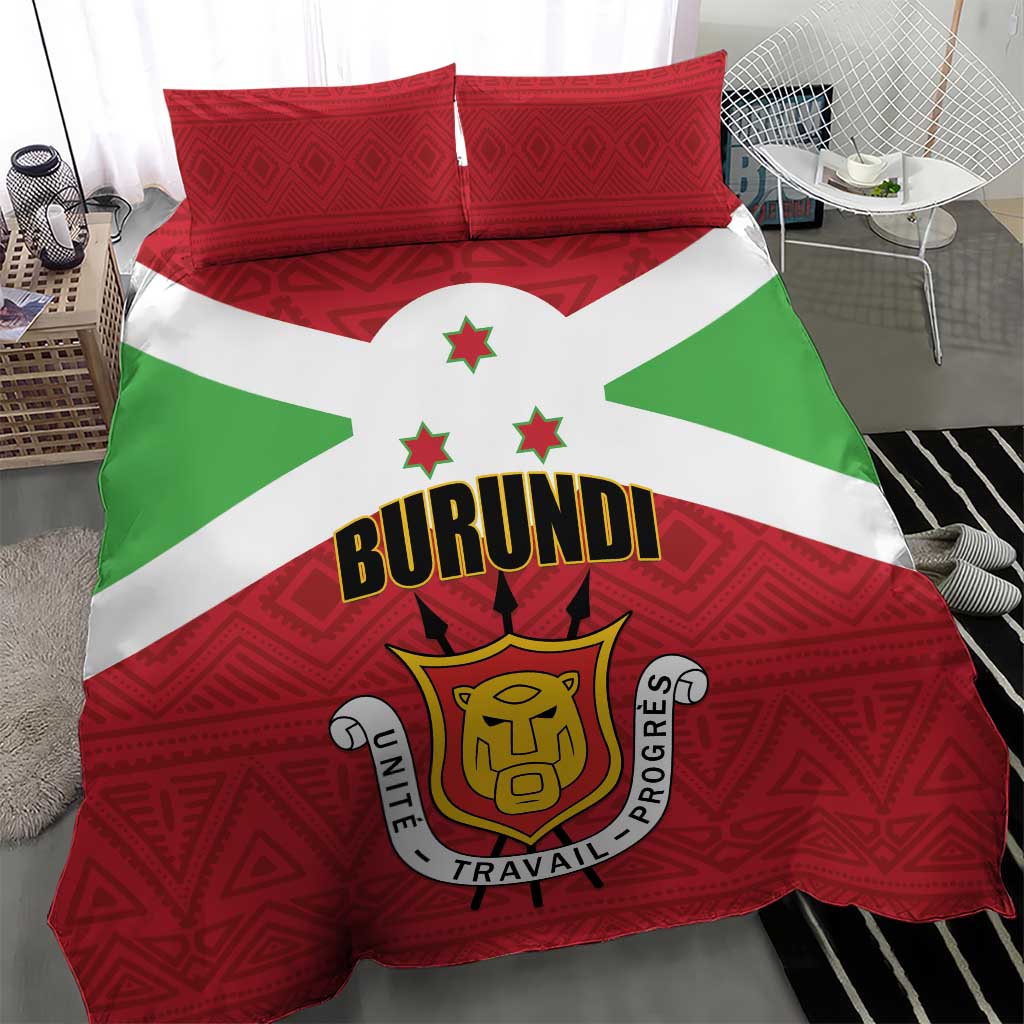 Burundi Bedding Set Coat Of Arms African Pattern LT01