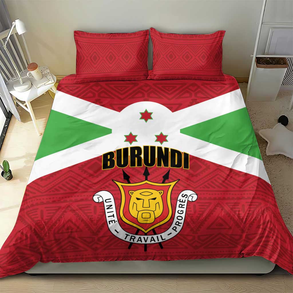 Burundi Bedding Set Coat Of Arms African Pattern LT01