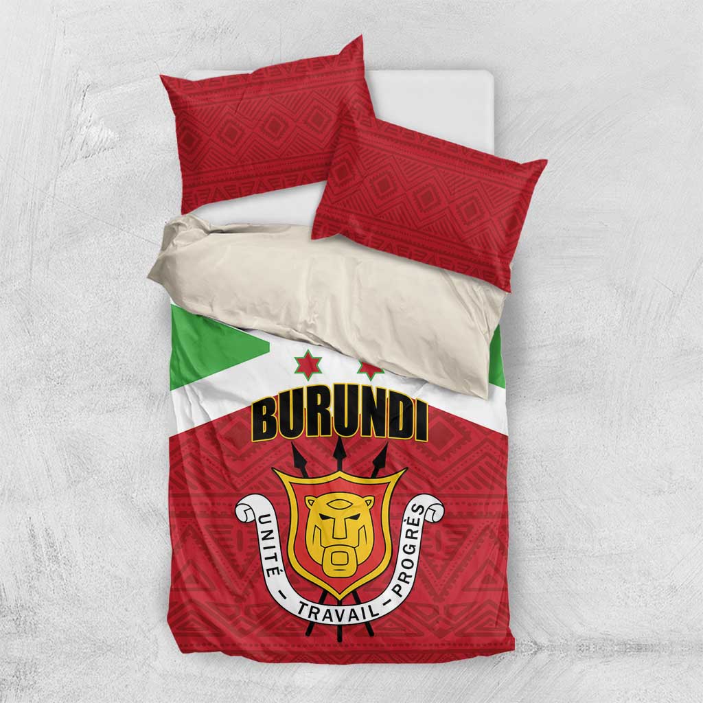 Burundi Bedding Set Coat Of Arms African Pattern LT01