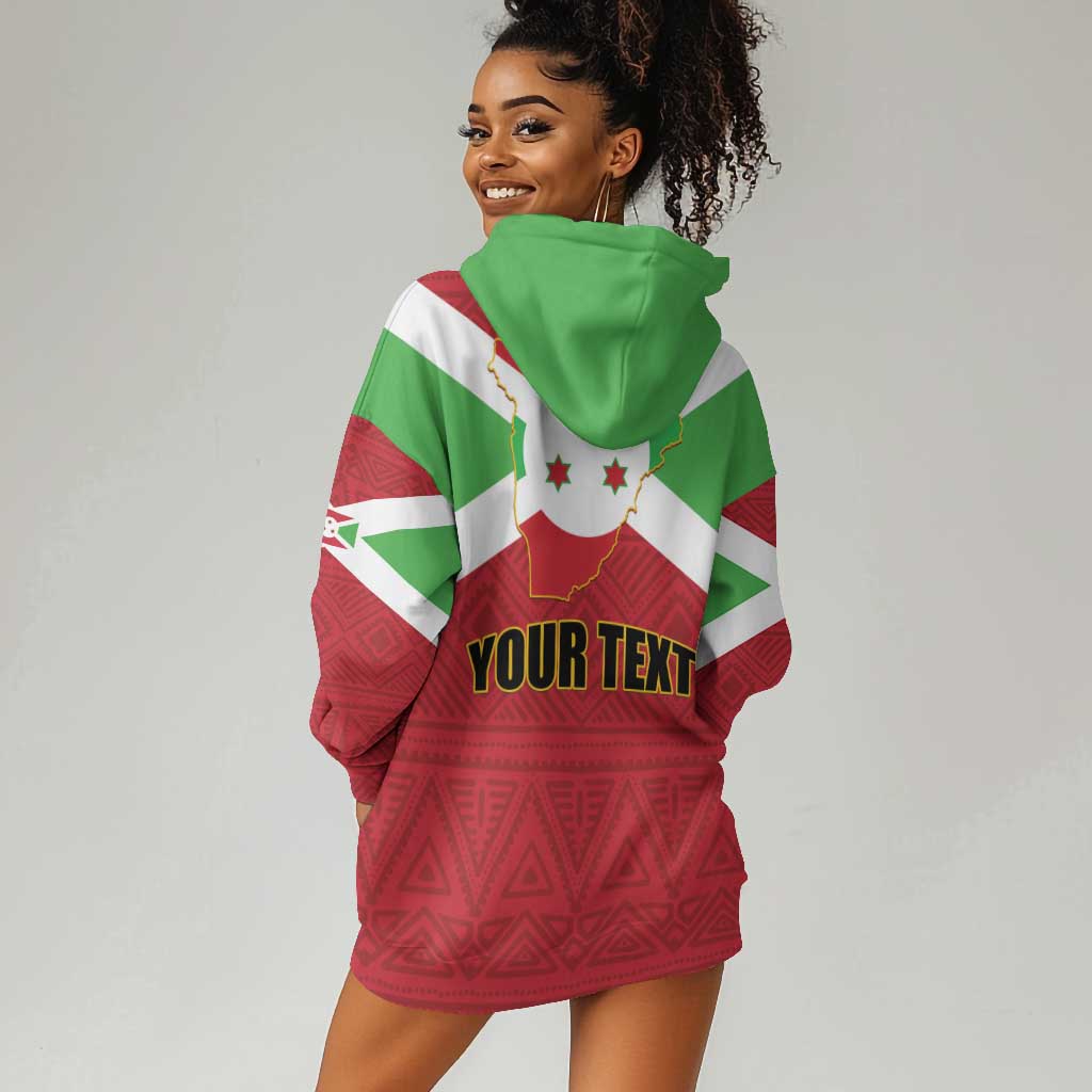 Personalized Burundi Hoodie Dress Coat Of Arms African Pattern LT01