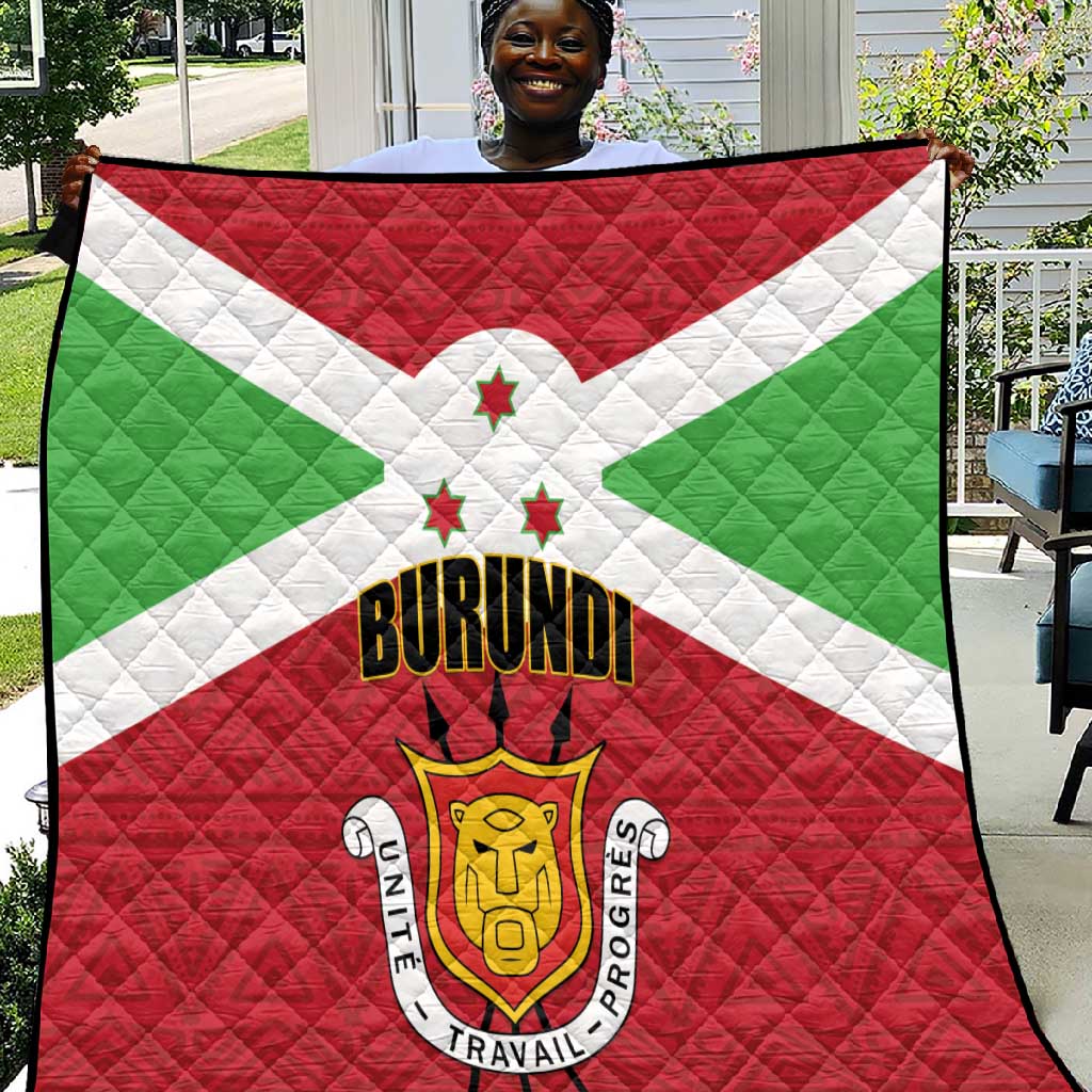 Burundi Quilt Coat Of Arms African Pattern LT01