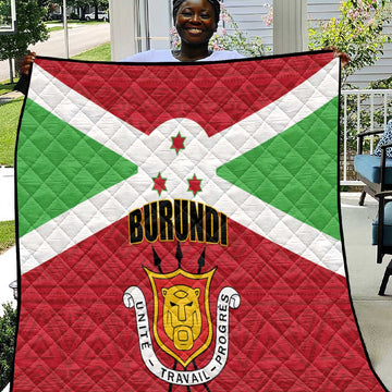 Burundi Quilt Coat Of Arms African Pattern LT01