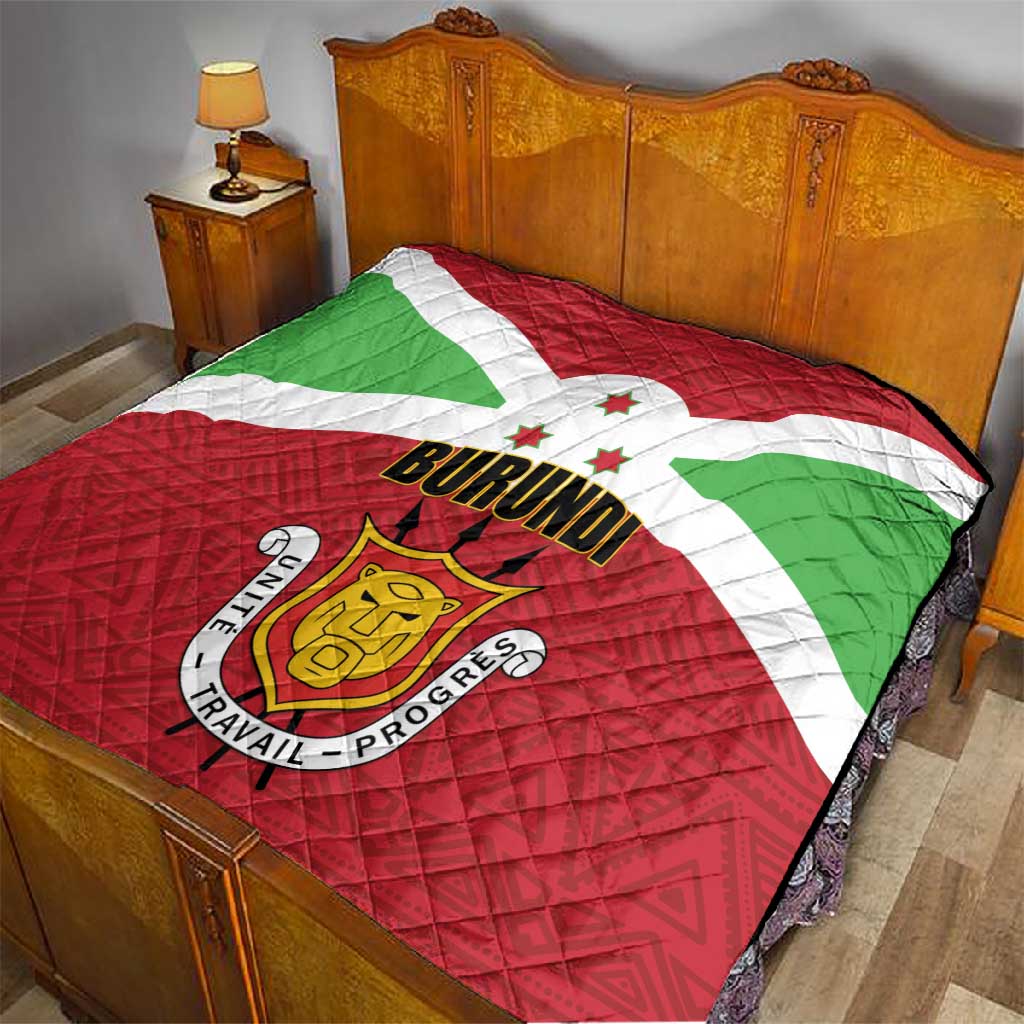 Burundi Quilt Coat Of Arms African Pattern LT01