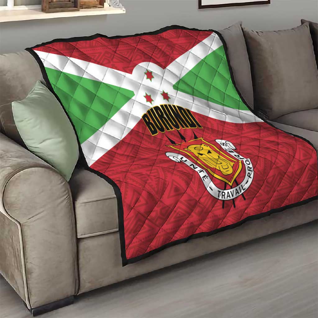 Burundi Quilt Coat Of Arms African Pattern LT01
