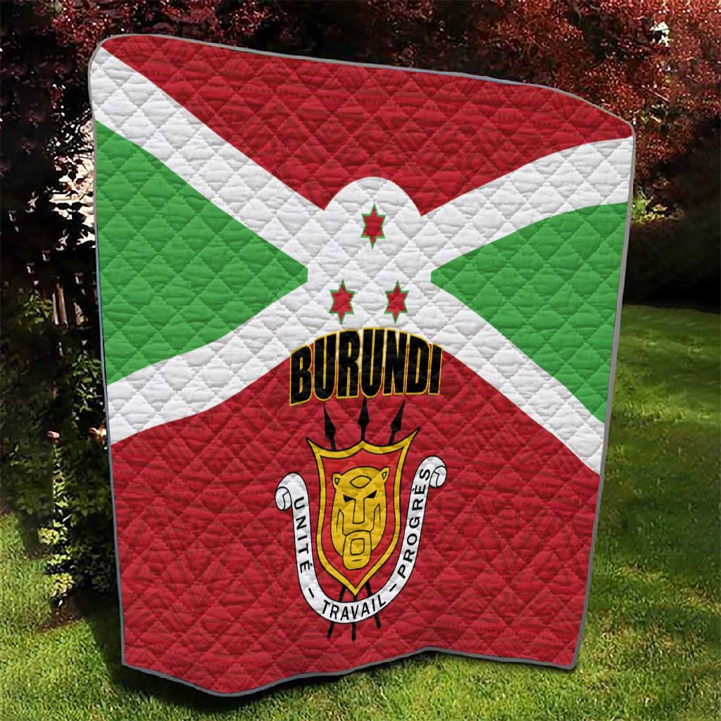 Burundi Quilt Coat Of Arms African Pattern LT01