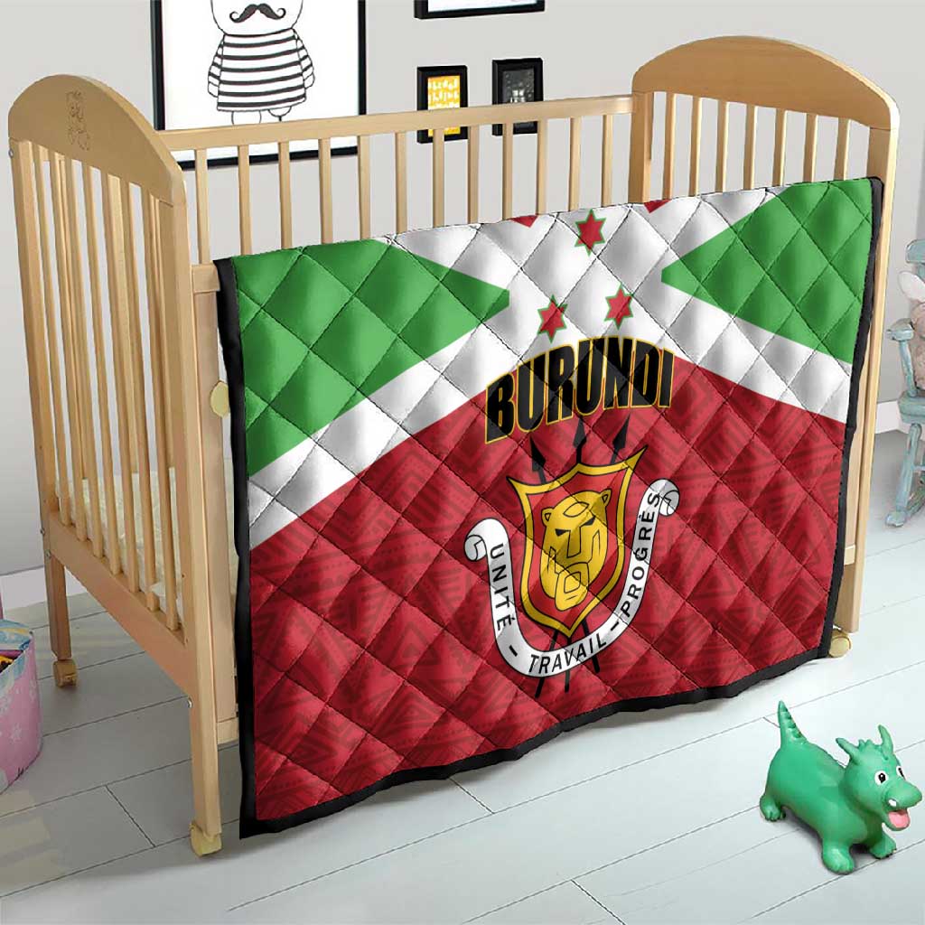 Burundi Quilt Coat Of Arms African Pattern LT01