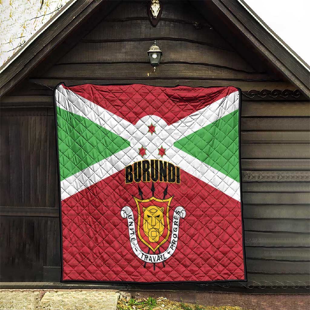 Burundi Quilt Coat Of Arms African Pattern LT01