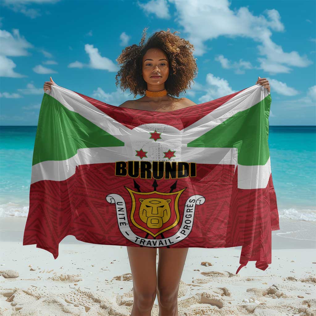 Burundi Sarong Coat Of Arms African Pattern LT01