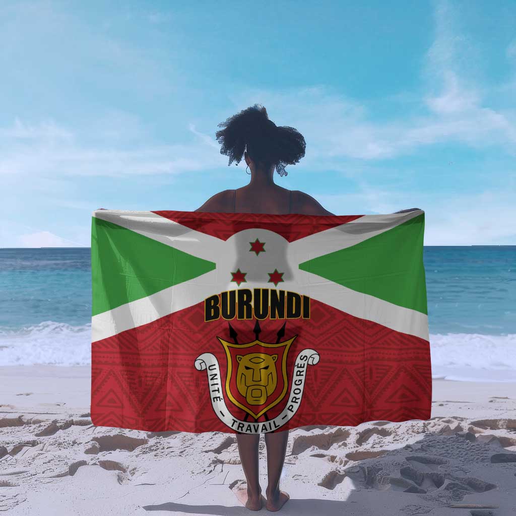 Burundi Sarong Coat Of Arms African Pattern LT01