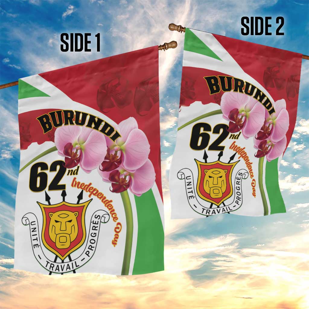 Burundi Independence Day Garden Flag Coat Of Arms Bujumbura Flower LT01