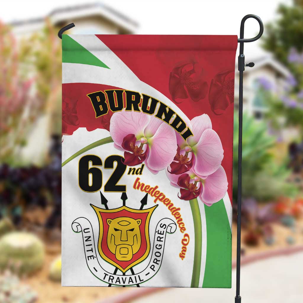Burundi Independence Day Garden Flag Coat Of Arms Bujumbura Flower LT01