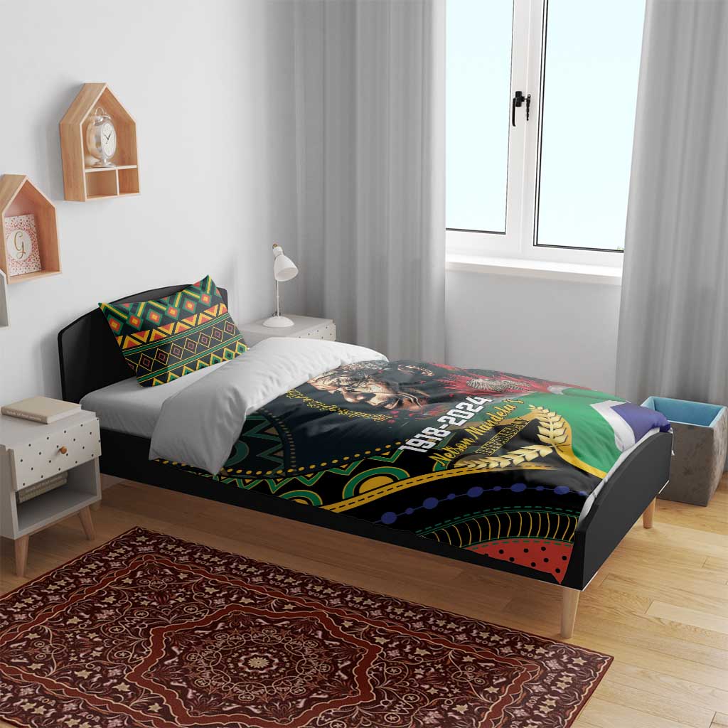 Nelson Mandela Birthday Bedding Set Leader of the Nation LT01