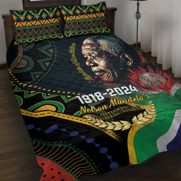Nelson Mandela Birthday Quilt Bed Set Leader of the Nation LT01