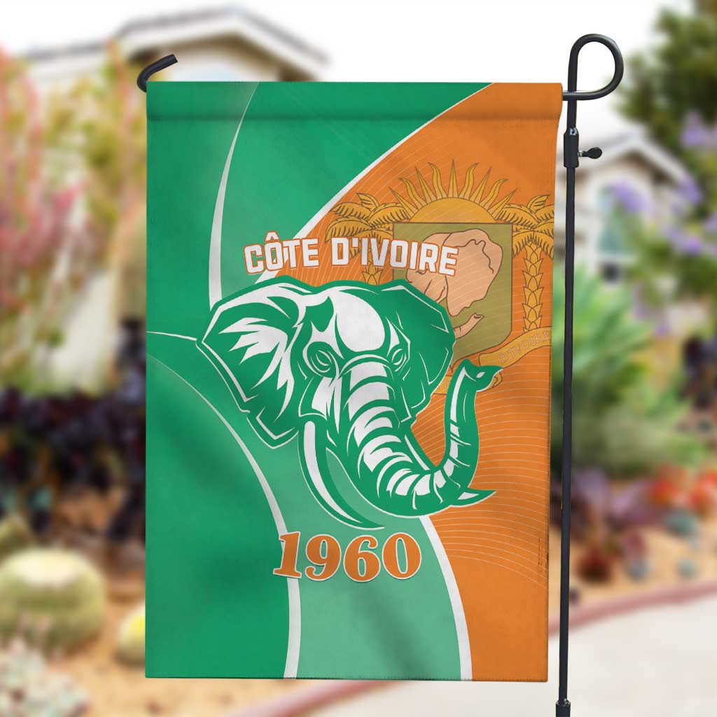 Ivory Coast Independence Day Garden Flag Cote d Ivoire Elephant LT01