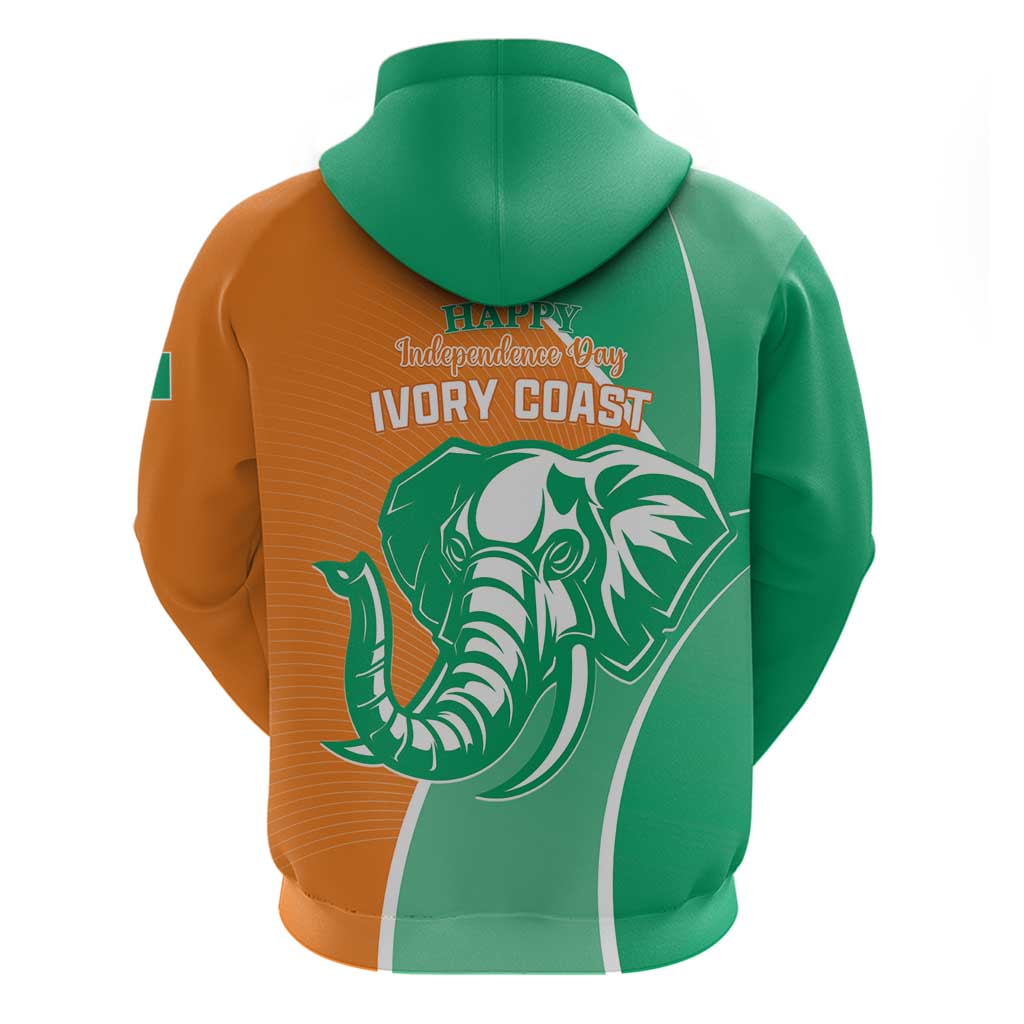 Ivory Coast Independence Day Hoodie Cote d Ivoire Elephant LT01