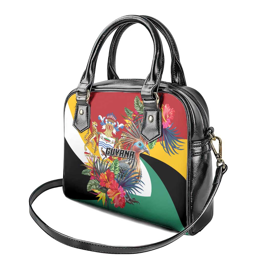 Guyana Canje Pheasant Shoulder Handbag Tropical Flowers LT01
