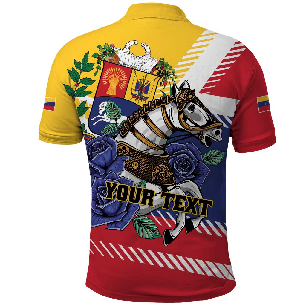 Personalized Venezuela White Horse Polo Shirt Veneziola Flag Colors LT01
