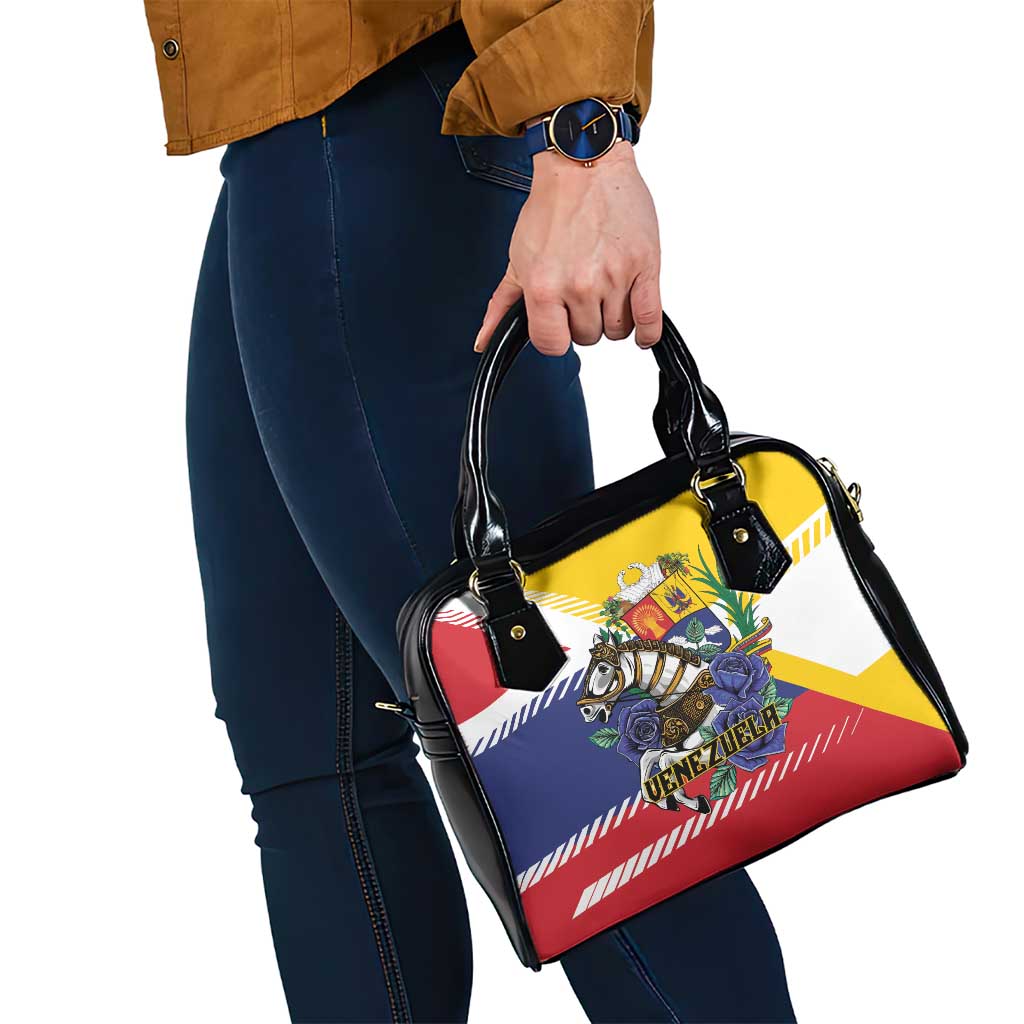 Venezuela White Horse Shoulder Handbag Veneziola Flag Colors LT01