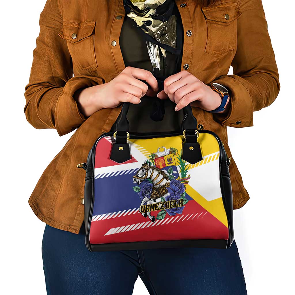 Venezuela White Horse Shoulder Handbag Veneziola Flag Colors LT01