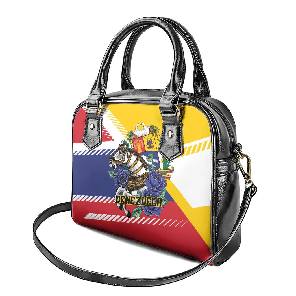 Venezuela White Horse Shoulder Handbag Veneziola Flag Colors LT01