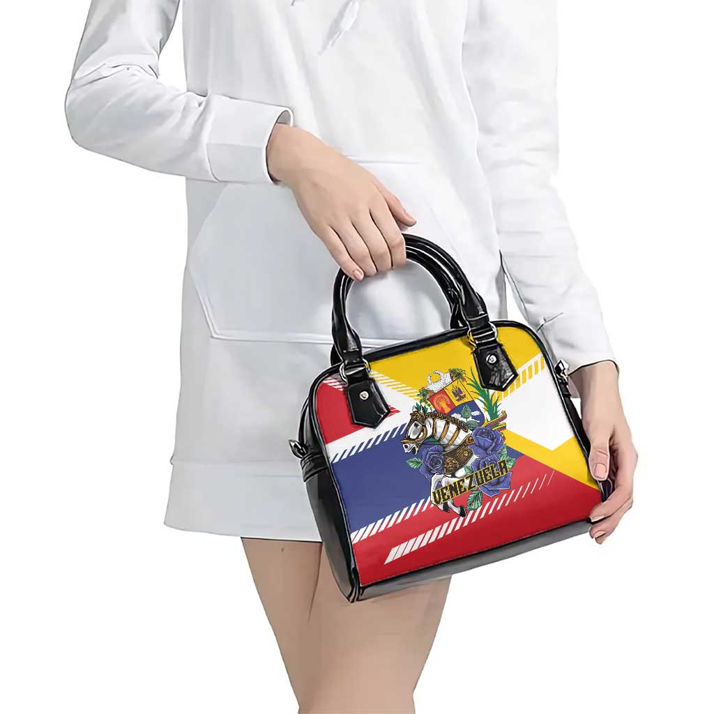 Venezuela White Horse Shoulder Handbag Veneziola Flag Colors LT01