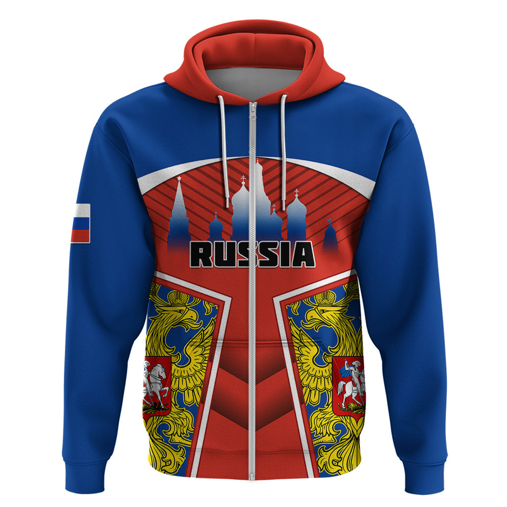 Russia Hoodie Russian Eagle and Kremlin LT01