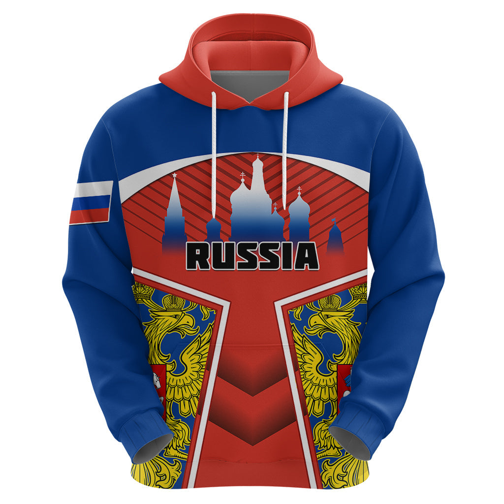 Russia Hoodie Russian Eagle and Kremlin LT01