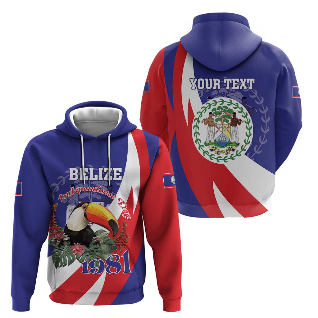 Belize Independence Day 1981 Hoodie Bileez Keel Billed Toucan LT01