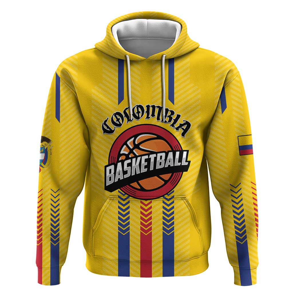 Colombia Basketball Custom Hoodie Vamos Colombiana LT01