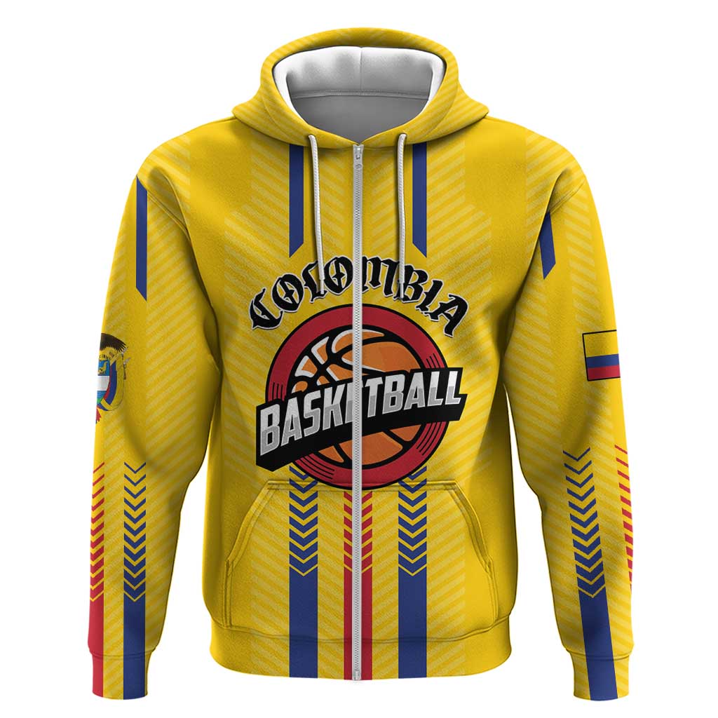 Colombia Basketball Custom Hoodie Vamos Colombiana LT01