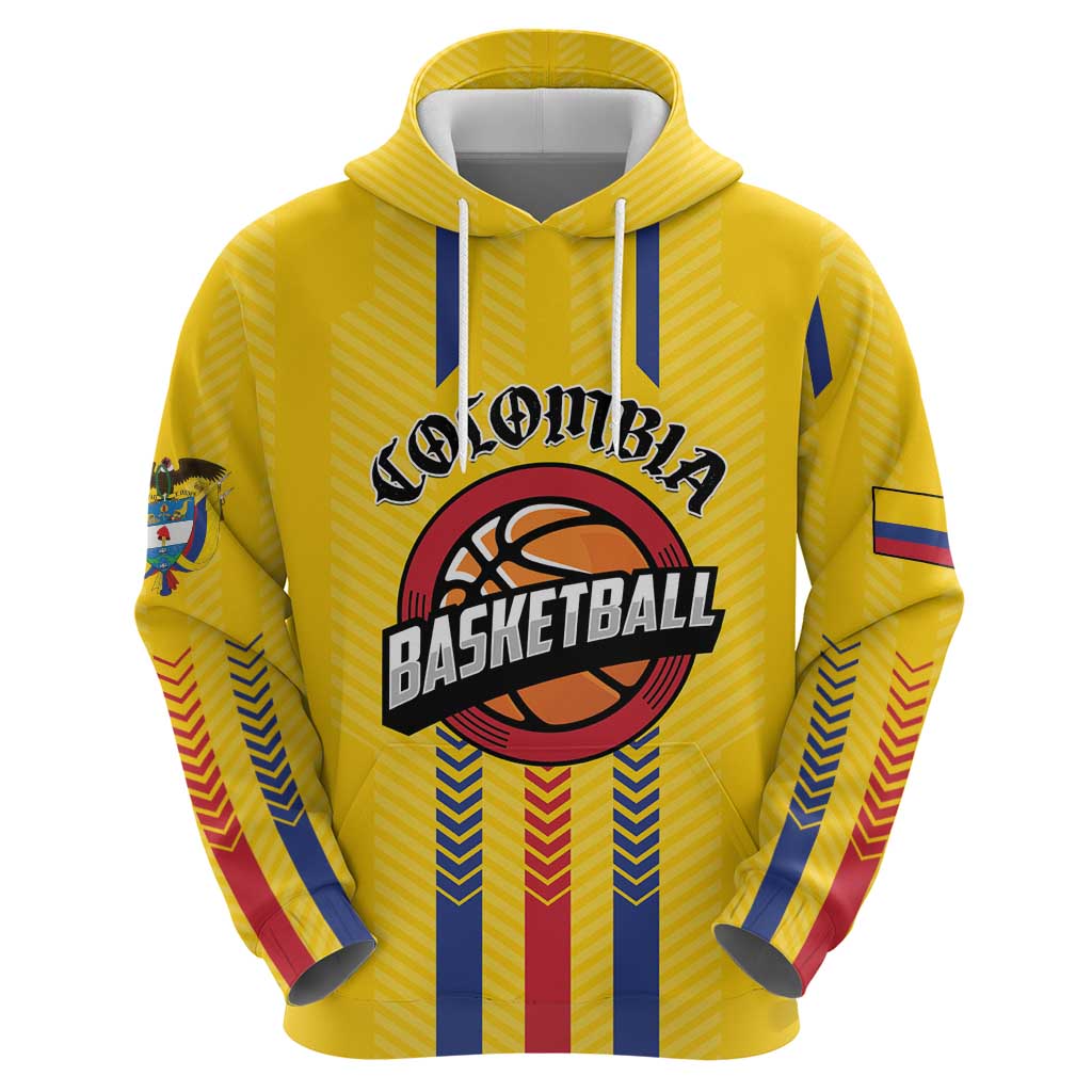 Colombia Basketball Custom Hoodie Vamos Colombiana LT01