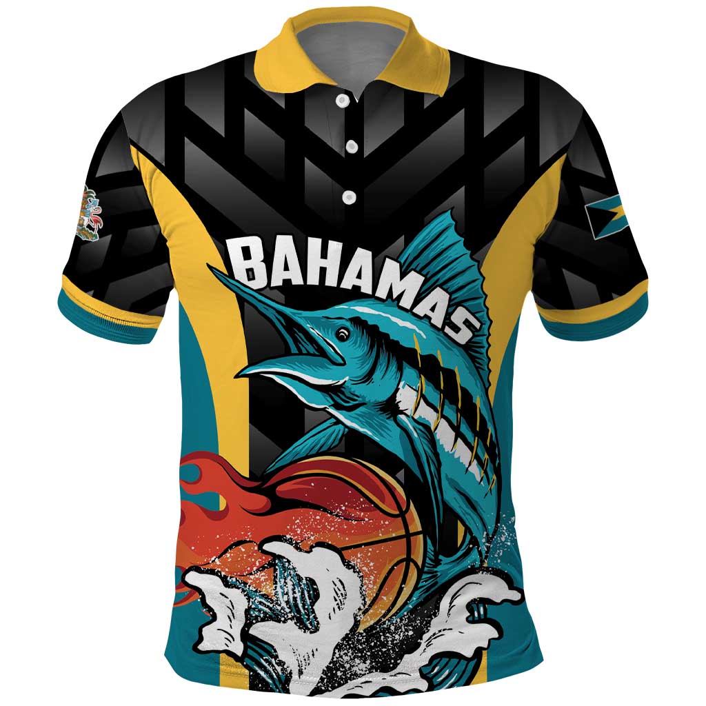 Bahamas Basketball Custom Polo Shirt Team Bahamas Come On LT01
