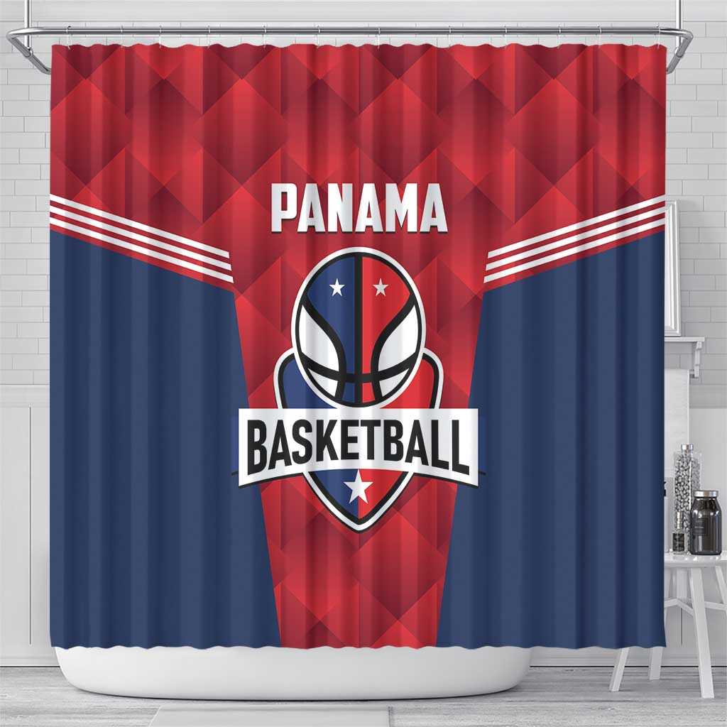 Panama Basketball Shower Curtain Panama Go Champion LT01