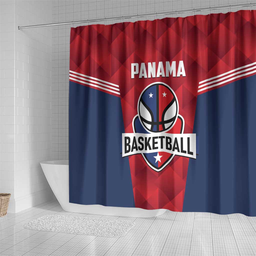 Panama Basketball Shower Curtain Panama Go Champion LT01