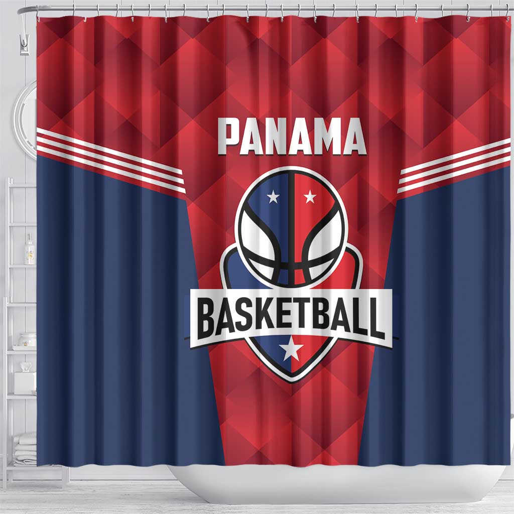 Panama Basketball Shower Curtain Panama Go Champion LT01
