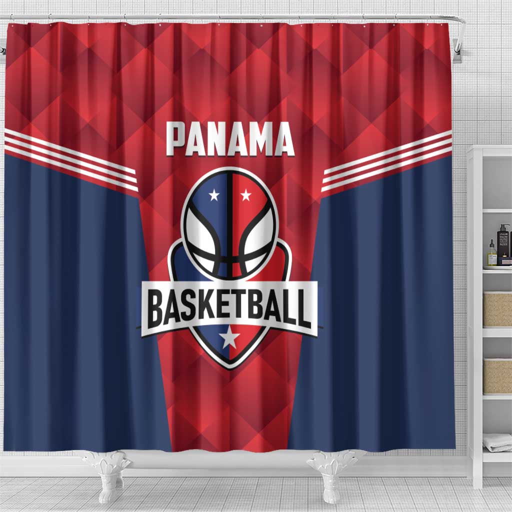 Panama Basketball Shower Curtain Panama Go Champion LT01