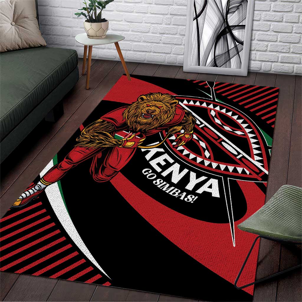 Kenya Rugby Area Rug Simbas Elevate Your Game LT01
