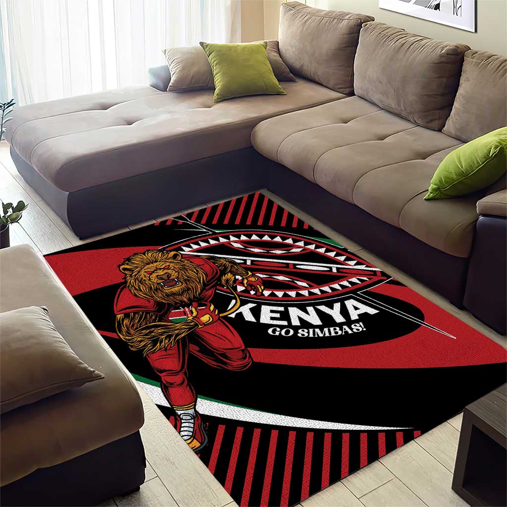 Kenya Rugby Area Rug Simbas Elevate Your Game LT01