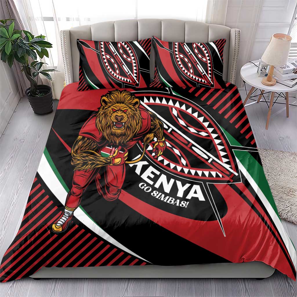 Kenya Rugby Bedding Set Simbas Elevate Your Game LT01