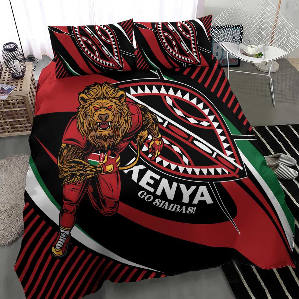 Kenya Rugby Bedding Set Simbas Elevate Your Game LT01