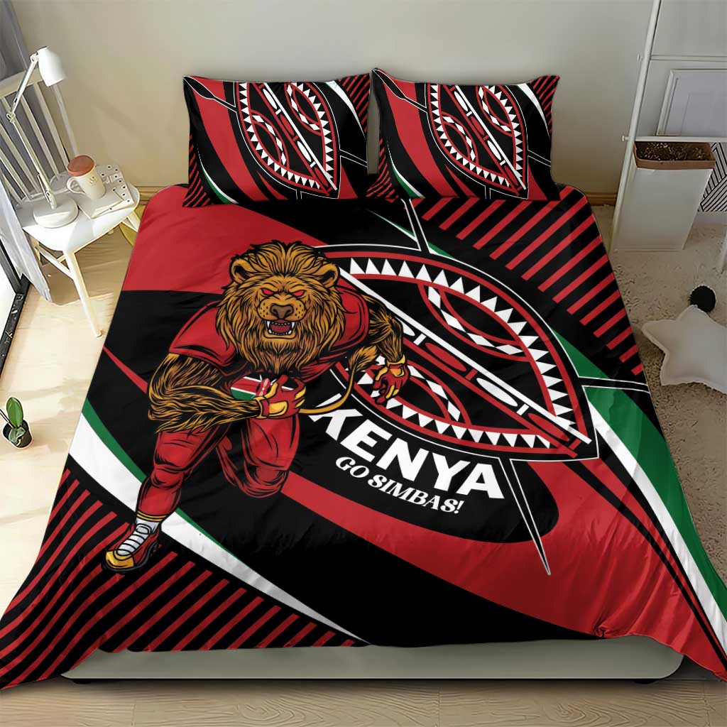 Kenya Rugby Bedding Set Simbas Elevate Your Game LT01